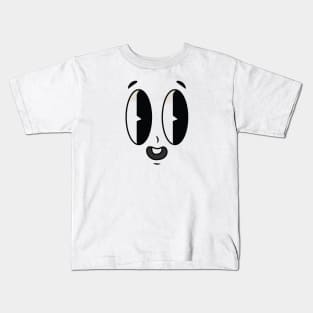 cute cartoon face Kids T-Shirt